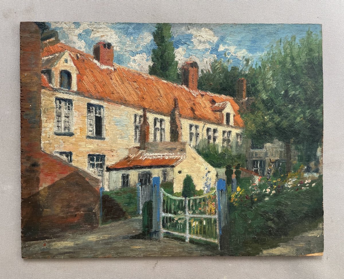 Post-impressionist School, Oil On Panel