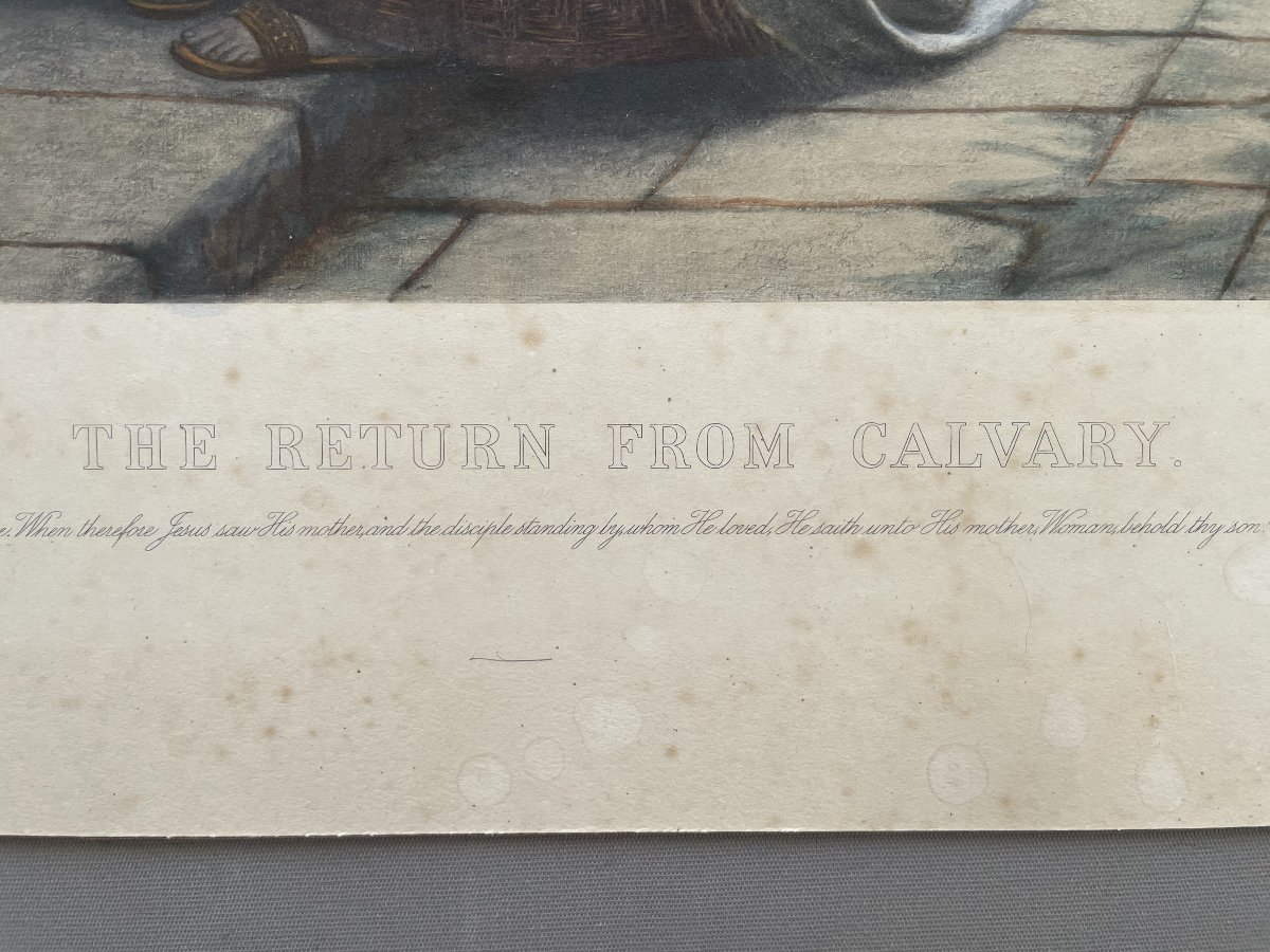 The Return From Calvary, Print Based On A Work By Herbert Gustave Schmalz -photo-4