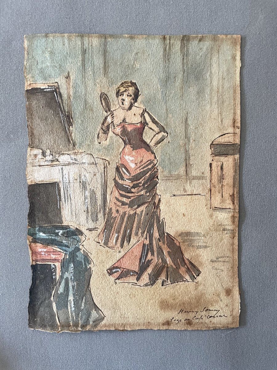 Henry Somm, loge de café concert