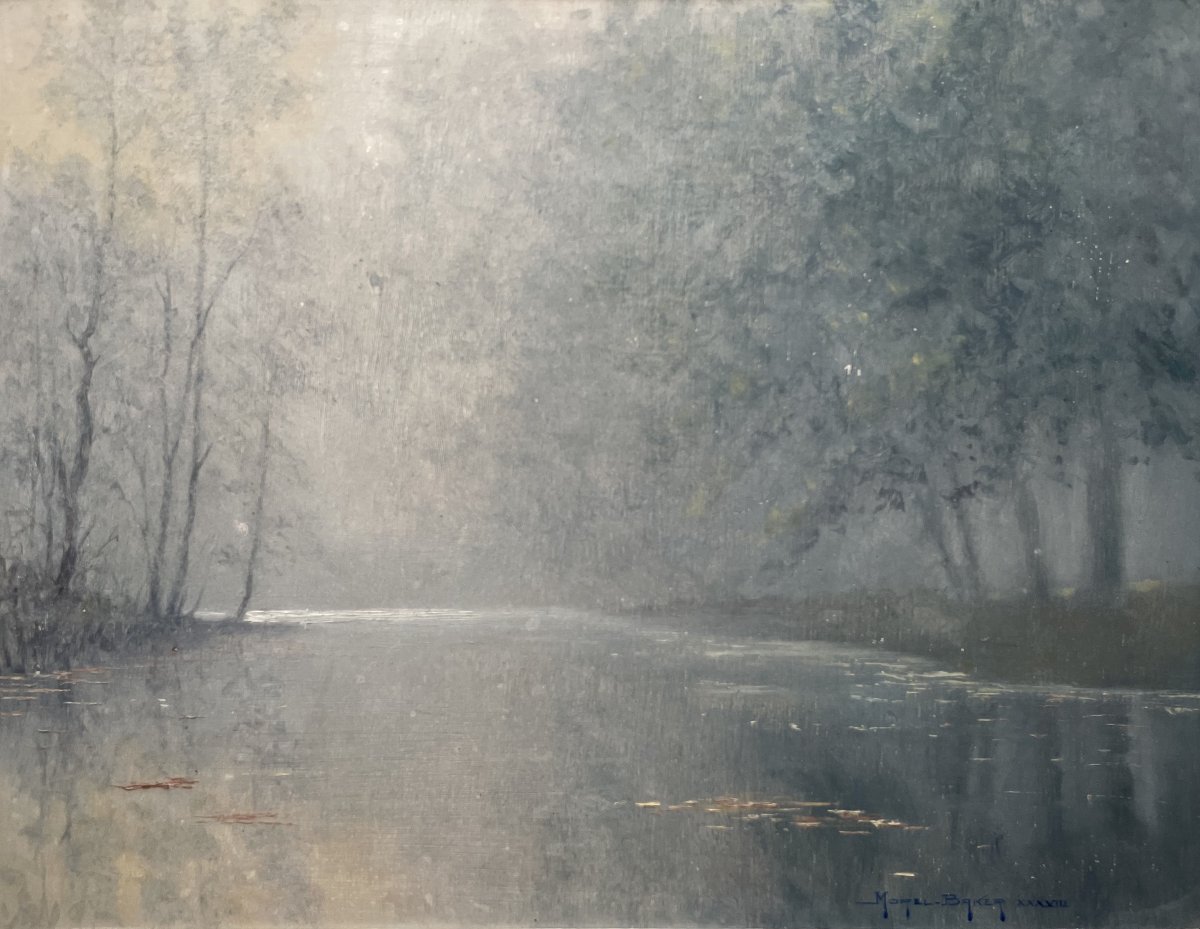 Maurice Morel Baker, vue de rivière-photo-2