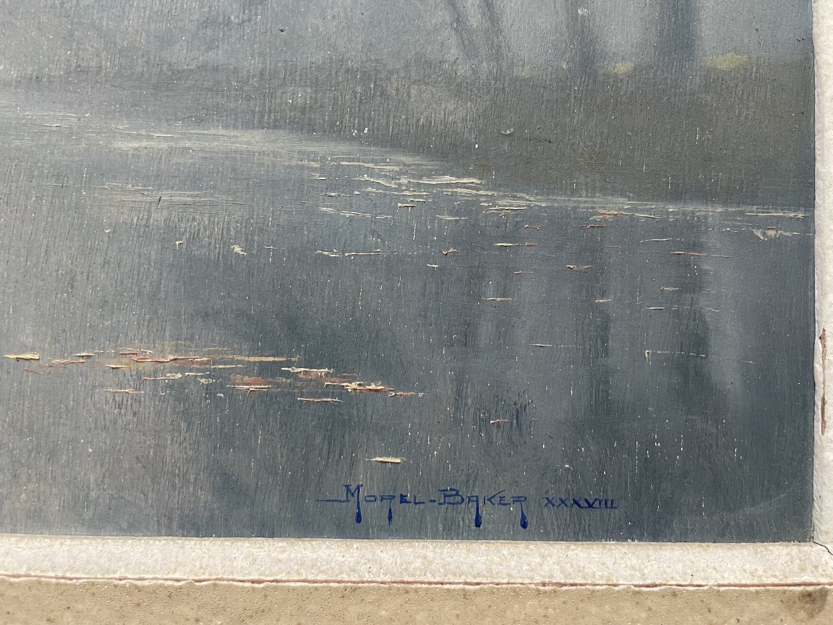 Maurice Morel Baker, vue de rivière-photo-3