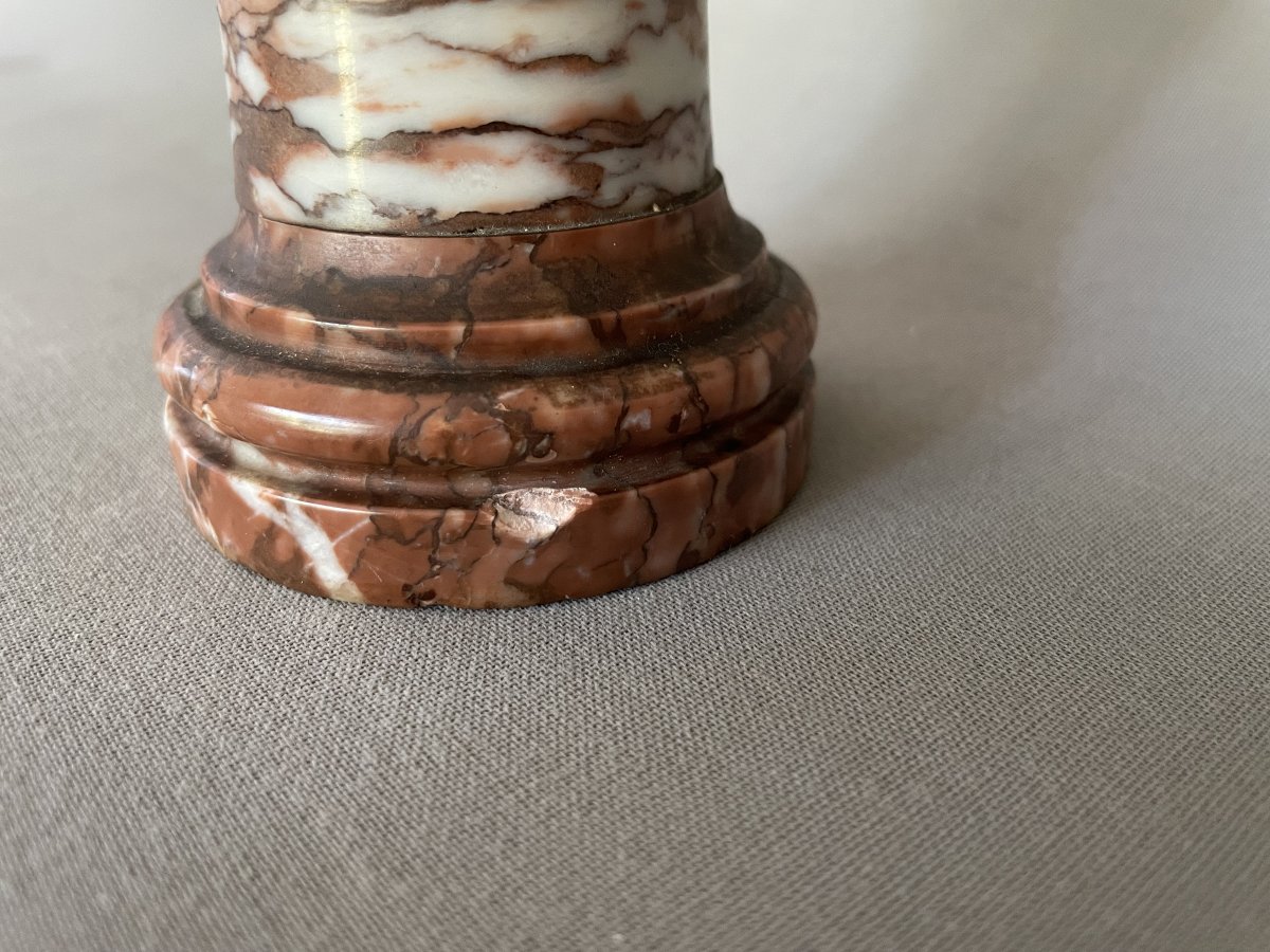 Philosophe ou poète,  sujet en bronze, XVIIe-photo-4