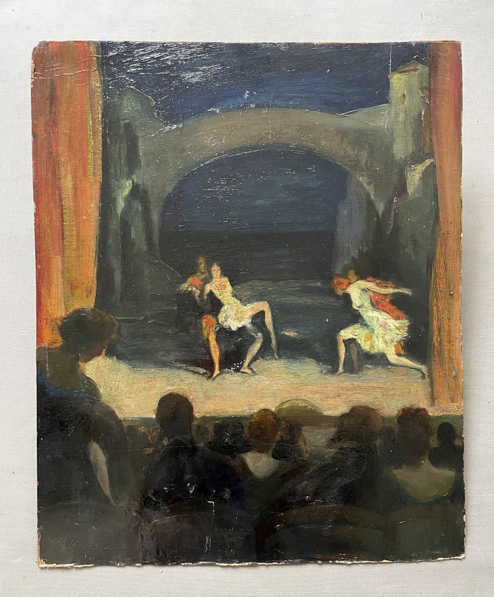 Spectacle de danse, signature à déchiffrer