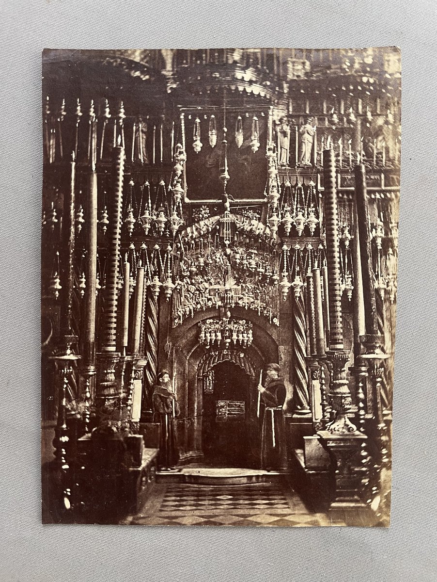 F&eacute;lix Bonfils, l'int&eacute;rieur du Saint S&eacute;pulcre &agrave; J&eacute;rusalem-photo-2