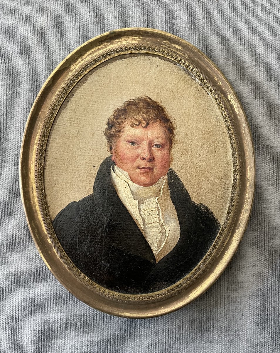 Portrait Of A Gentleman, Miniature Painting