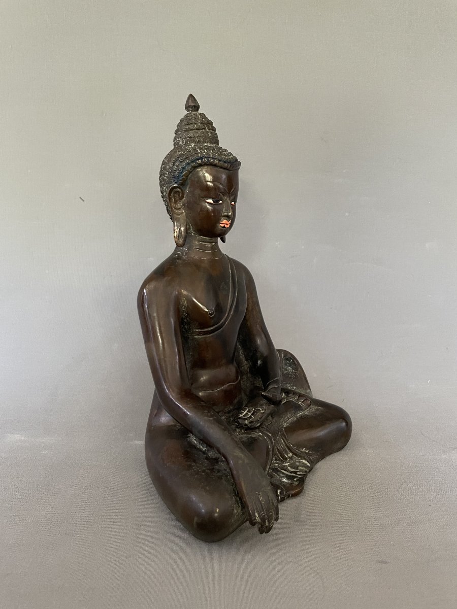 Bouddha, Népal, fin XVIIIe ou début XIXe-photo-3