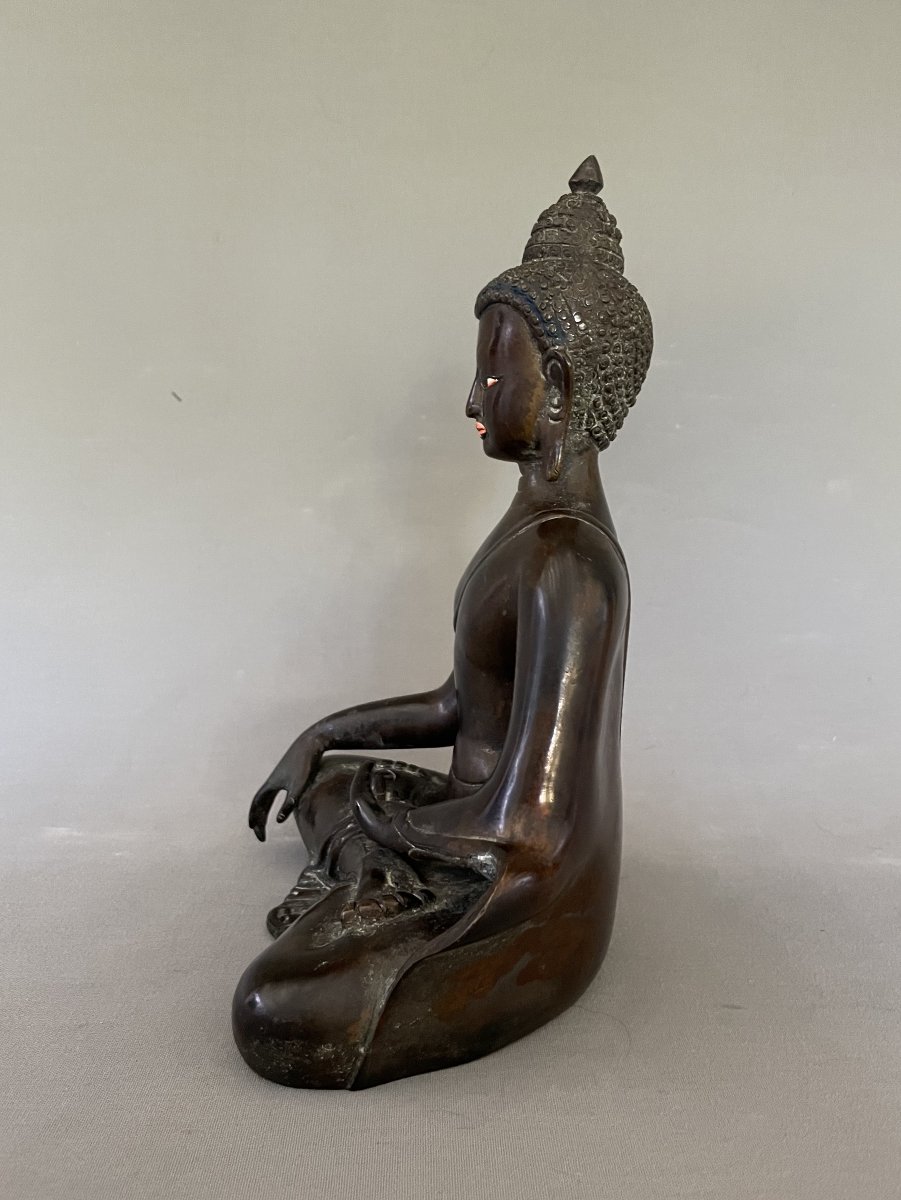 Bouddha, Népal, fin XVIIIe ou début XIXe-photo-2