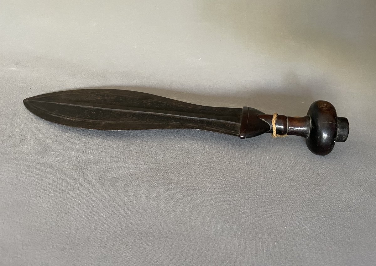 Kuba Ceremonial Knife, Congo, Late 19th Or Early 20th Century-photo-2
