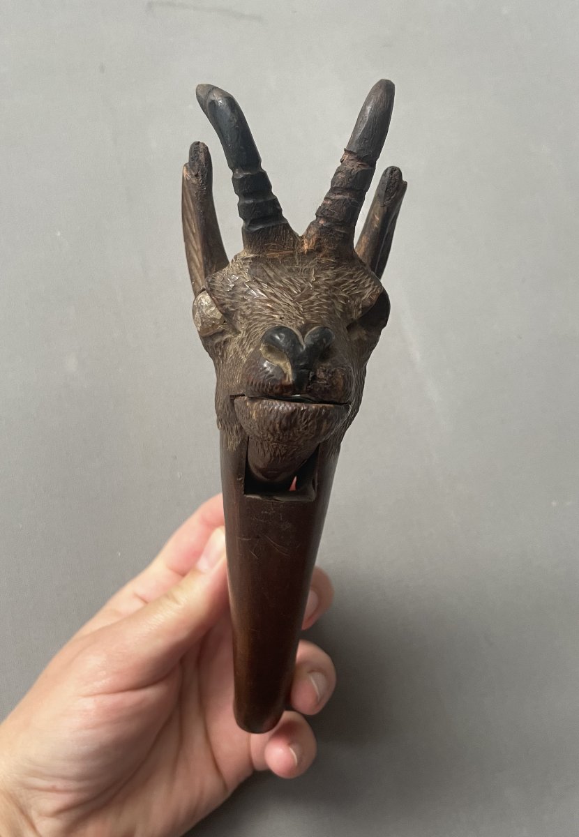 Chamois-head Nutcracker, Black Forest-photo-1