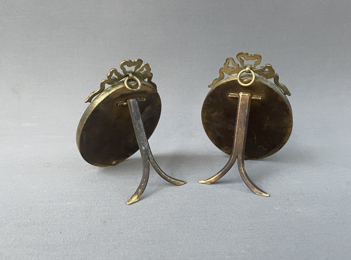 Pair Of Brass Picture Frames-photo-2