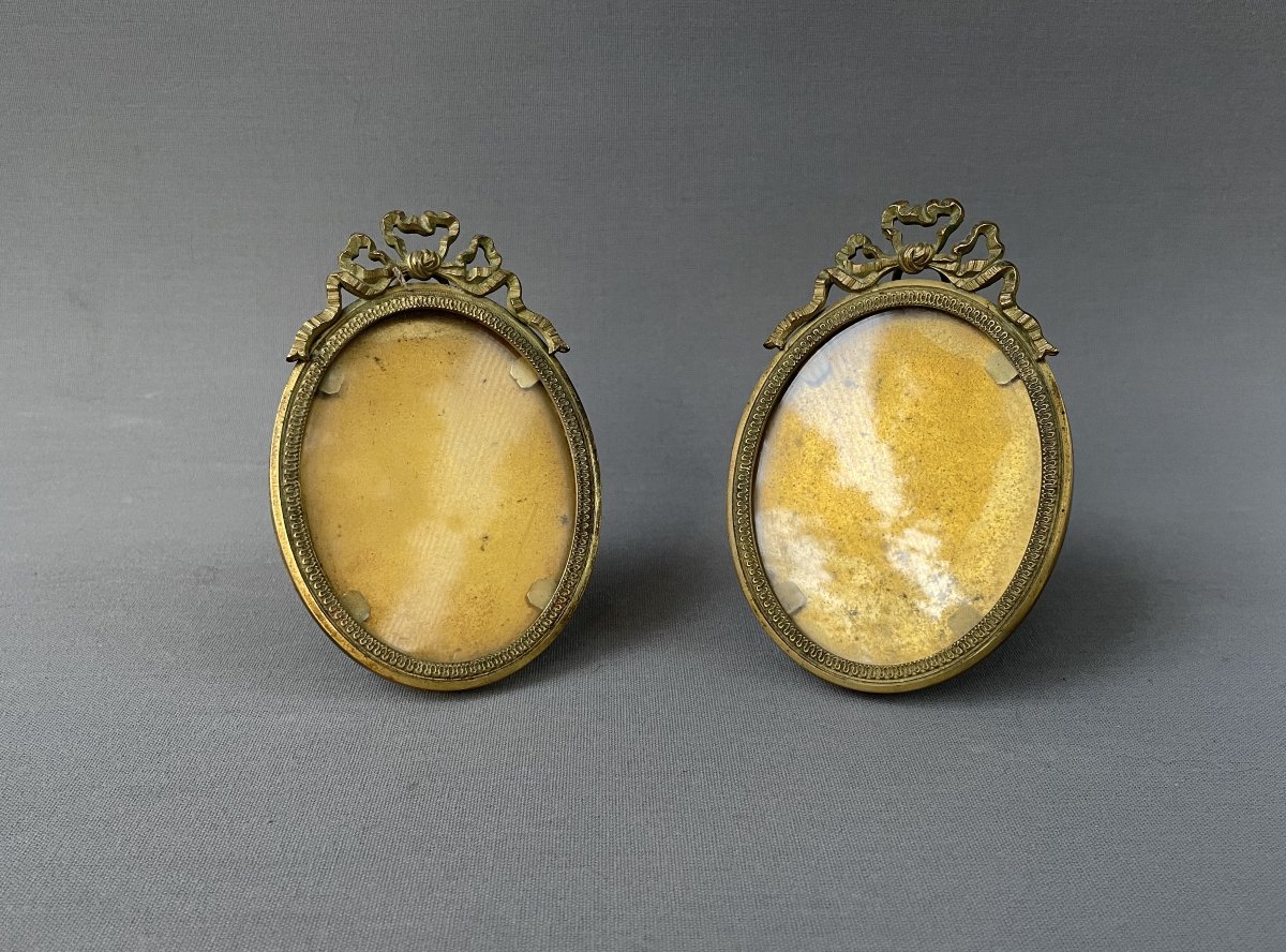 Pair Of Brass Picture Frames