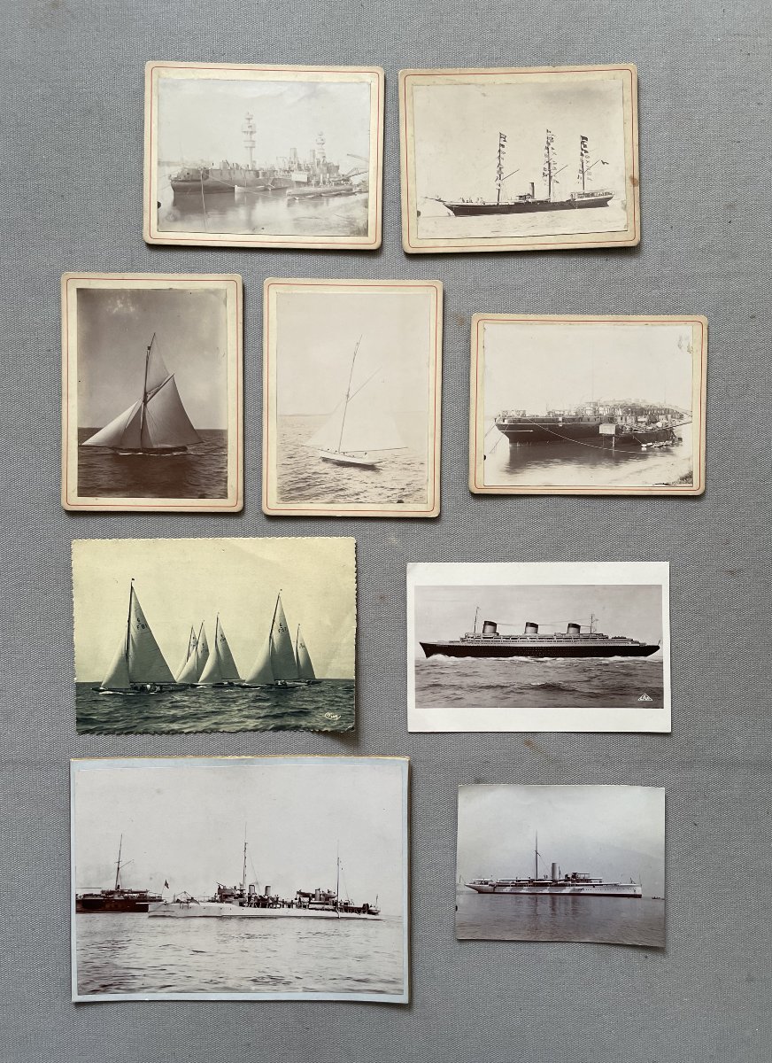 Boats, Collection Of Photographs And Postcards