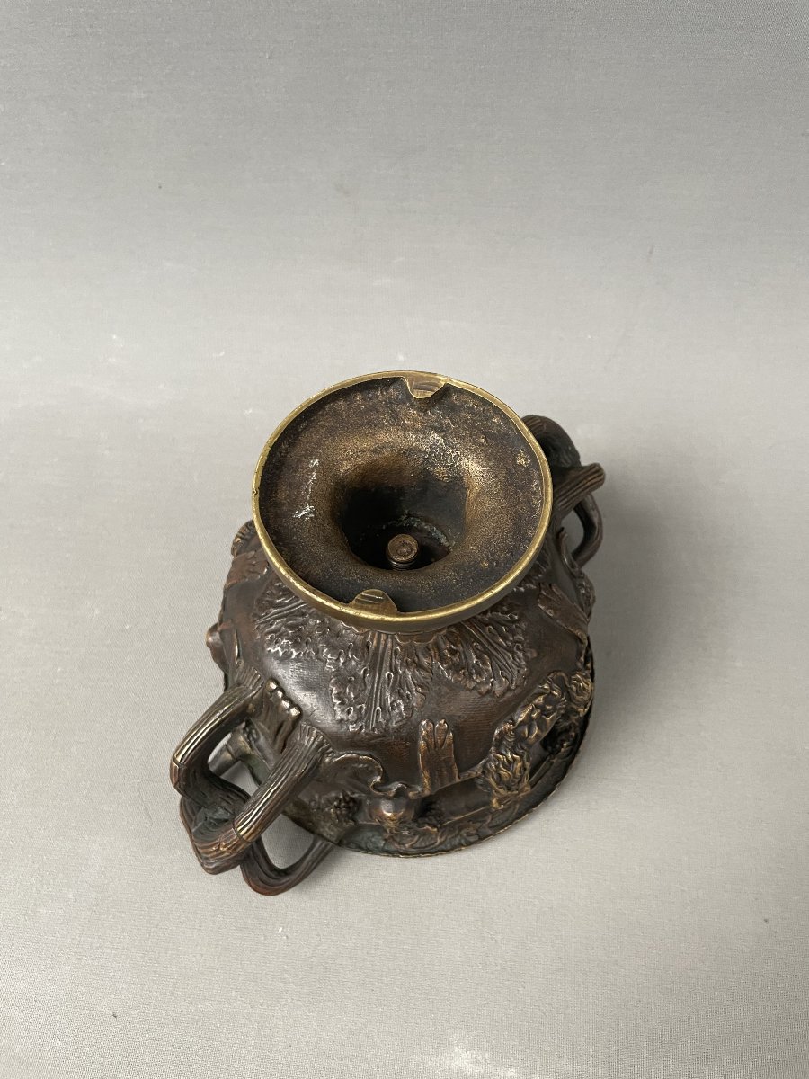 Vase Warwick en bronze-photo-2