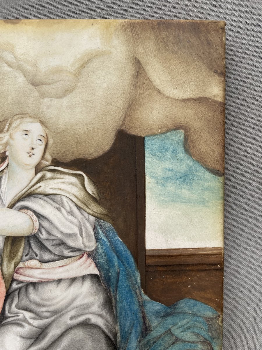 Marie-Madeleine, peinture sur vélin-photo-3