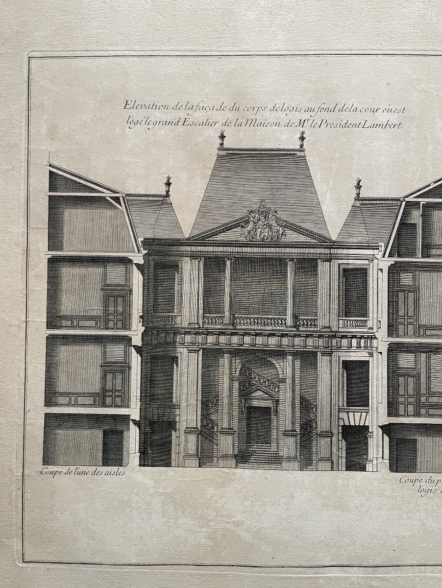 Jean MARIETTE, architecture, gravure XVIIIe-photo-2