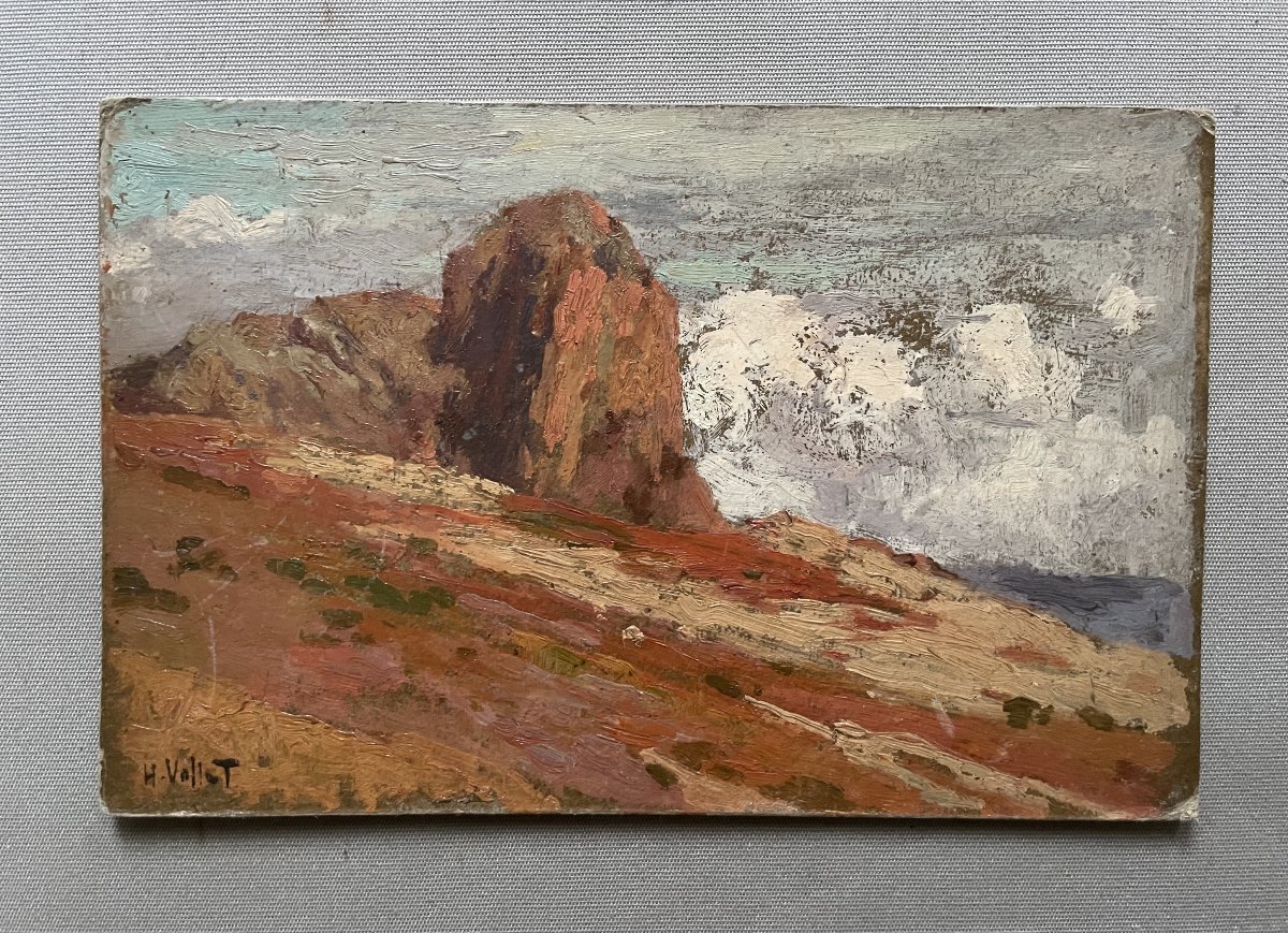 Henry Emile Vollet, Rock In A Landscape