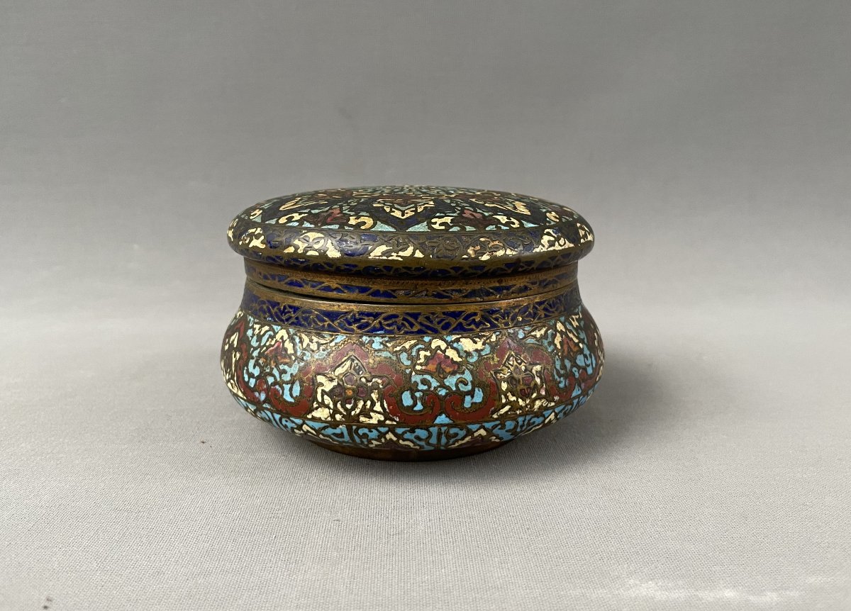Cloisonné Box, Asia, 19th Century-photo-2