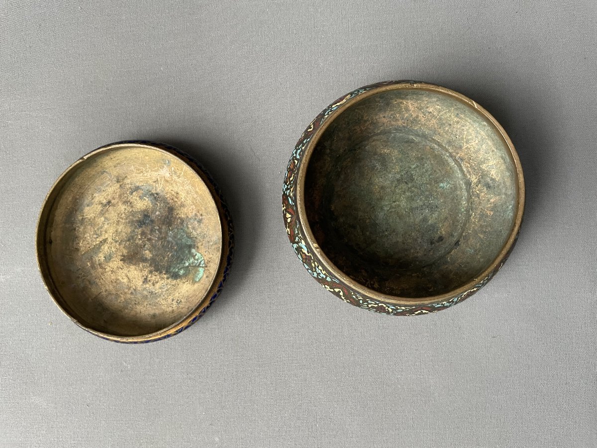 Cloisonné Box, Asia, 19th Century-photo-3
