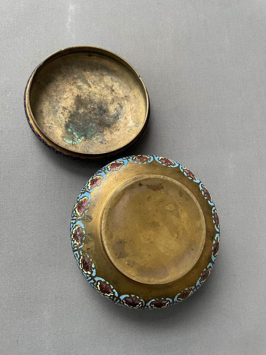 Cloisonné Box, Asia, 19th Century-photo-4