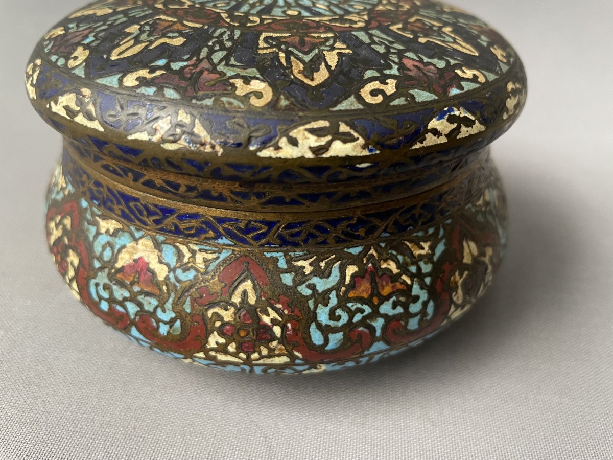 Cloisonné Box, Asia, 19th Century-photo-1