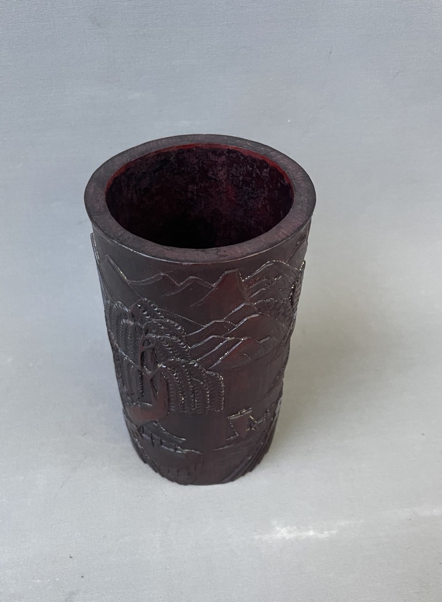 Carved Bamboo Pot-photo-4