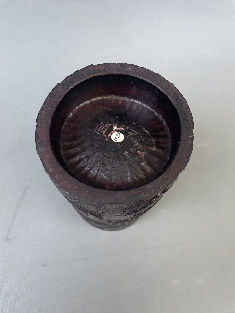 Carved Bamboo Pot-photo-1