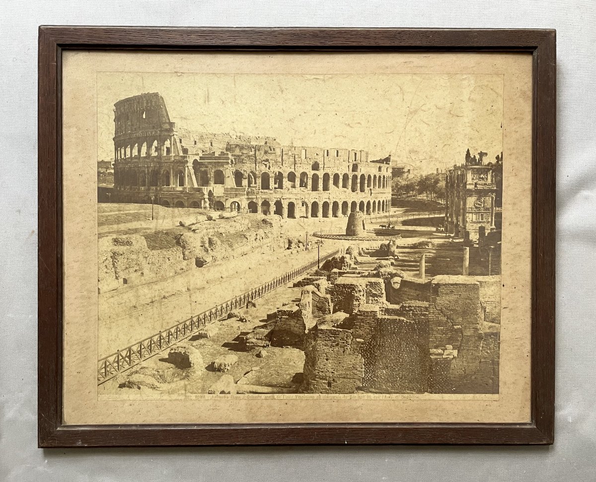 Photographie du Colisée de Rome, vers 1900