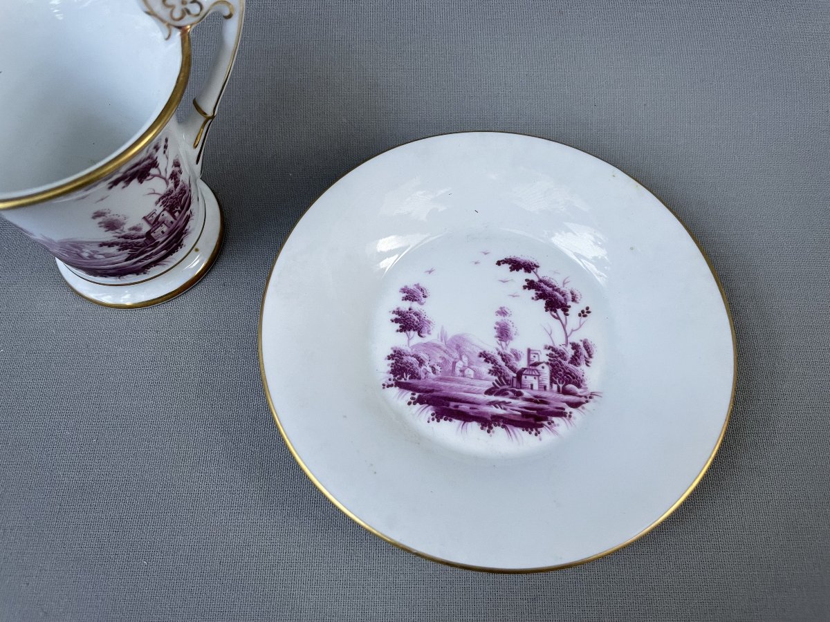 Richard Ginori, Porcelain Cup And Saucer-photo-2