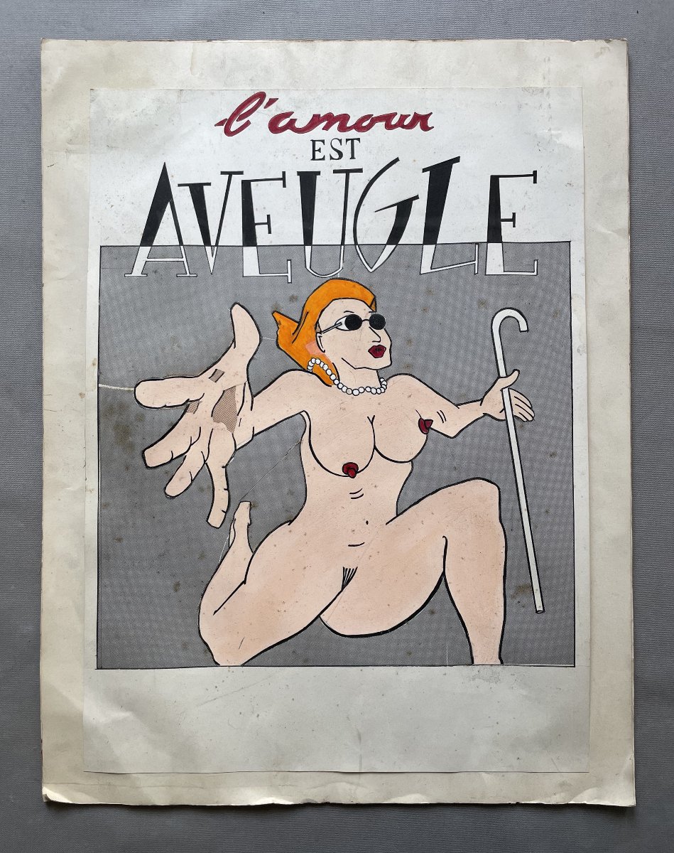 Gouache Pop Art, projet d'affiche