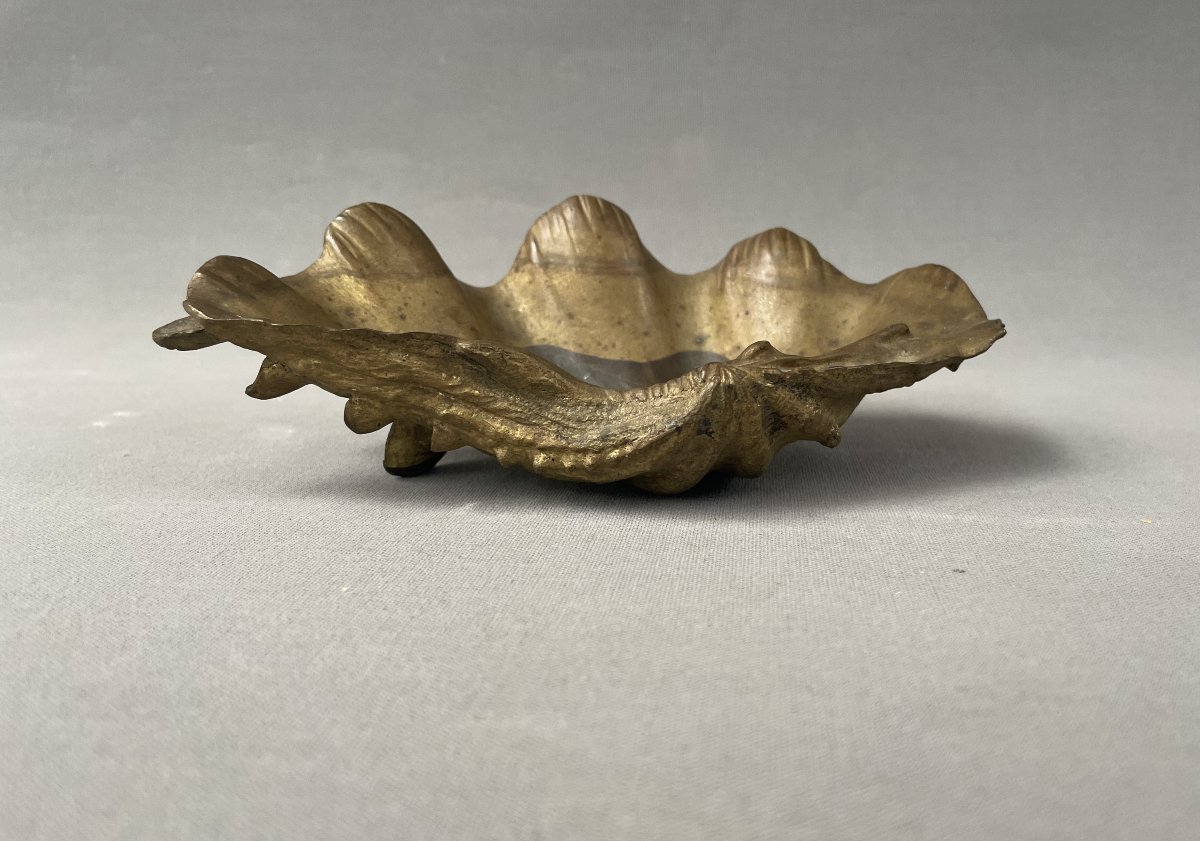 Bronze Shell-shaped Baptismal Font