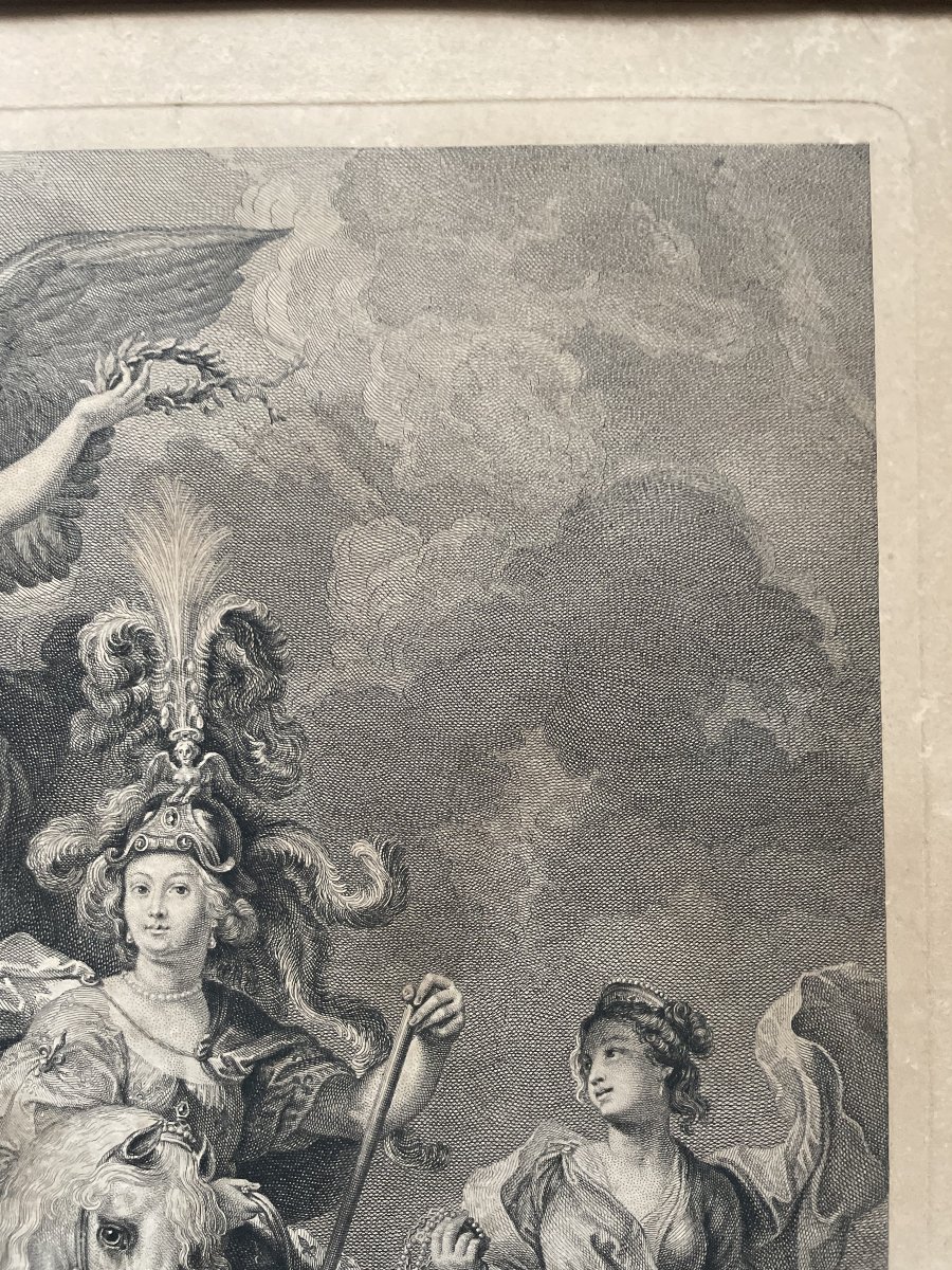 The Queen's Journey To Pont De Cé, An Engraving Based On A Painting By Rubens-photo-4