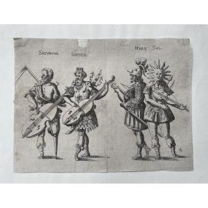 Balthasar Küchler, Astres Musiciens, Gravure