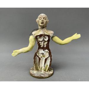 Personnage Articulé En Céramique