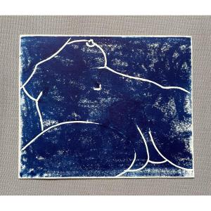 Nu Bleu, Estampe