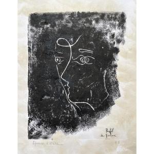Profil De Femme, Estampe, Epreuve d'étude