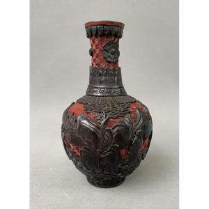 Vase en laque, Chine, XIXe ou avant