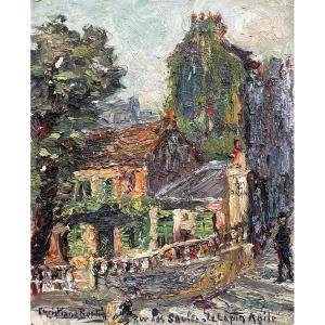 Rue des Saules et Le Lapin Agile, Montmartre, 1959