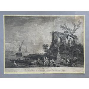 Le Pélerinage, gravure d'après Vernet