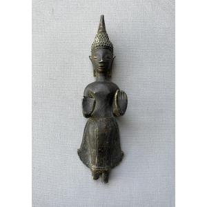 Bouddha en bronze, Asie du Sud Est, XVIIIe ou avant