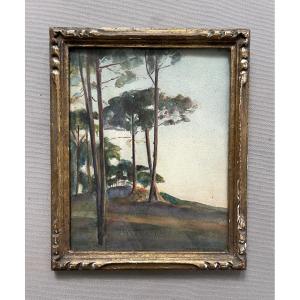 Yvonne Carme, Twilight, Arcachon Bay, Watercolor