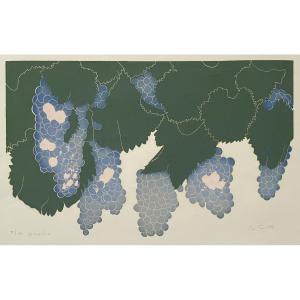 Henry Evans, Grenache, Linogravure