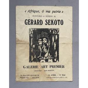 Poster - Gerard Sekoto Exhibition