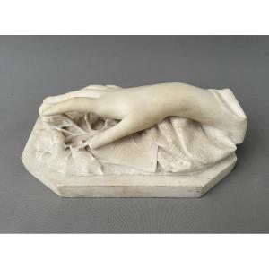 Luigi Pagani, Hand, Marble Sculpture