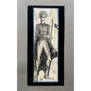 Dessin signé Jacques Bibonne