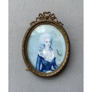 Portrait Of A Woman, Miniature Painting