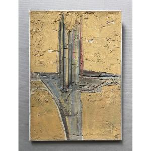 Le Havre, composition abstraite, technique mixte