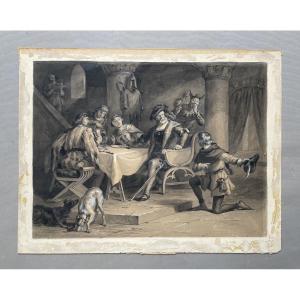 Felix Octavius Carr DARLEY, scène médiévale