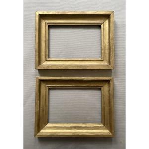 Paire de cadres, début XXe - 24,5 x 33,5 cm