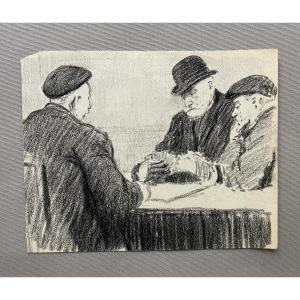 René Olivier, joueurs de cartes