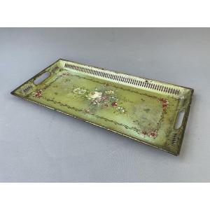 Napoleon III Tray In Painted Sheet Metal